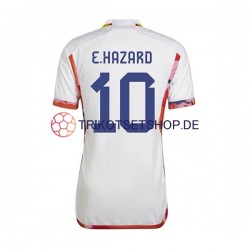 Belgien Eden Hazard 10 World Cup 2022 Herren Trikot Auswärts Kurzarm