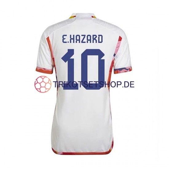 Belgien Eden Hazard 10 World Cup 2022 Herren Trikot Auswärts Kurzarm