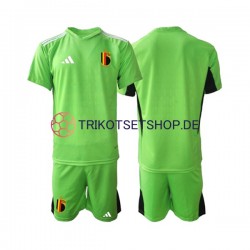 Belgien 2022 Torwart Kinder Trikotset Heim Kurzarm