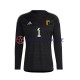 Belgien Courtois 1 2022 Torwart Herren Trikot Auswärts Langarm