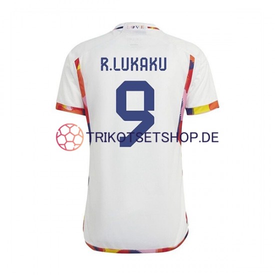 Belgien Lukaku 9 World Cup 2022 Herren Trikot Auswärts Kurzarm