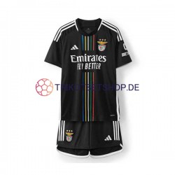 Benfica 2023-2024 Kinder Trikotset Auswärts Kurzarm