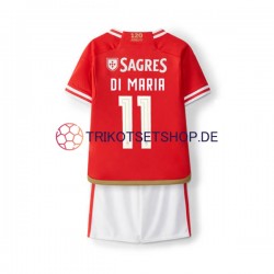 Benfica Di Maria 11 2023-2024 Kinder Trikotset Heim Kurzarm