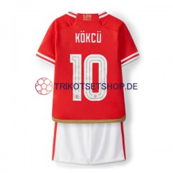 Benfica Orkun Kokcu 10 2023-2024 Kinder Trikotset Heim Kurzarm