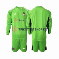 Besiktas 2023-2024 Torwart Kinder Trikotset Auswärts Langarm