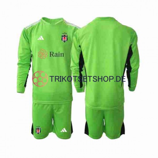 Besiktas 2023-2024 Torwart Kinder Trikotset Auswärts Langarm