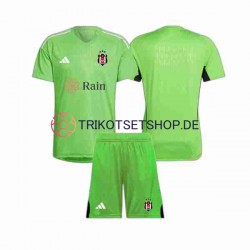 Besiktas 2023-2024 Torwart Kinder Trikotset Auswärts Kurzarm
