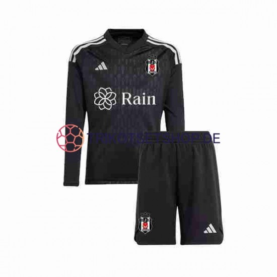Besiktas 2023-2024 Torwart Kinder Trikotset Heim Langarm