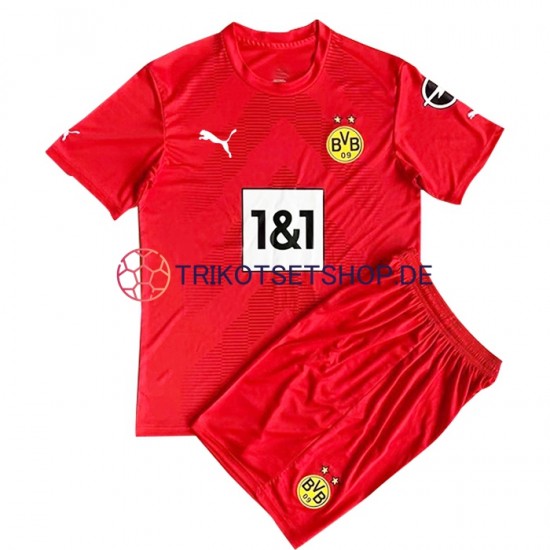 Borussia Dortmund 2022-2023 Torwart Kinder Trikotset Heim Kurzarm