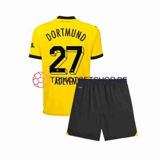 Borussia Dortmund Karim Adeyemi 27 2023-2024 Kinder Trikotset Heim Kurzarm