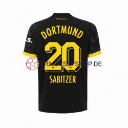 Borussia Dortmund Marcel Sabitzer 20 2023-2024 Herren Trikot Auswärts Kurzarm