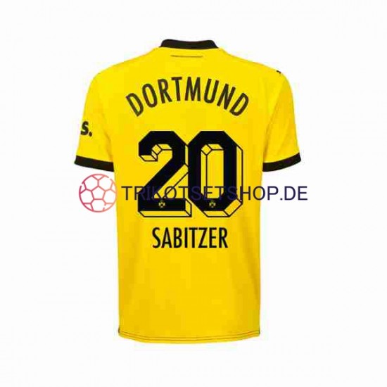 Borussia Dortmund Marcel Sabitzer 20 2023-2024 Herren Trikot Heim Kurzarm