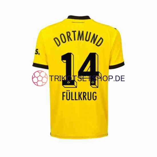 Borussia Dortmund Niclas Fullkrug 14 2023-2024 Herren Trikot Heim Kurzarm