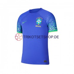 Brasilien World Cup 2022 Herren Trikot Auswärts Kurzarm