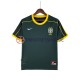 Brasilien Retro 1998 Torwart Herren Trikot Auswärts Kurzarm