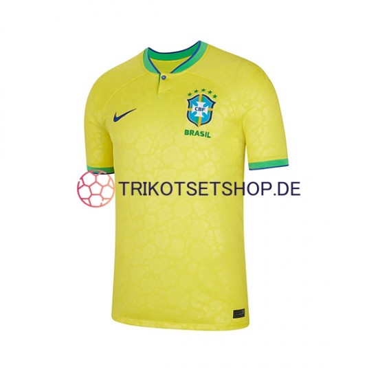 Brasilien World Cup 2022 Herren Trikot Heim Kurzarm