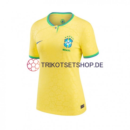 Brasilien Frauen Trikot World Cup 2022 Heim Kurzarm