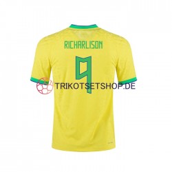 Brasilien RICHARLISON 9 2022 Herren Trikot Heim Kurzarm
