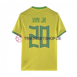 Brasilien Vinicius Junior 20 World Cup 2022 Herren Trikot Heim Kurzarm