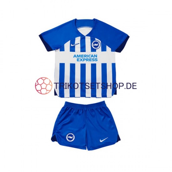 Brighton Hove Albion 2023-2024 Kinder Trikotset Heim Kurzarm