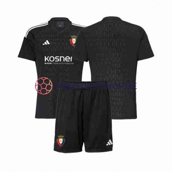 CA Osasuna 2023-2024 Torwart Kinder Trikotset Auswärts Kurzarm