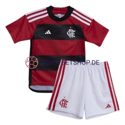 CR Flamengo 2023-2024 Kinder Trikotset Heim Kurzarm