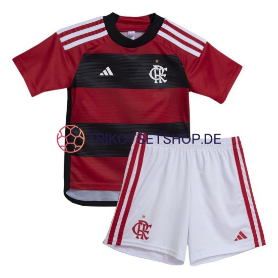 CR Flamengo 2023-2024 Kinder Trikotset Heim Kurzarm
