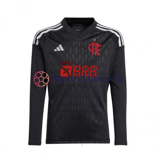 CR Flamengo 2023-2024 Torwart Herren Trikot Auswärts Langarm