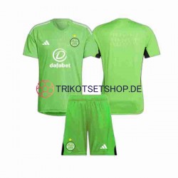 Celtic Glasgow 2023-2024 Torwart Kinder Trikotset Auswärts Kurzarm