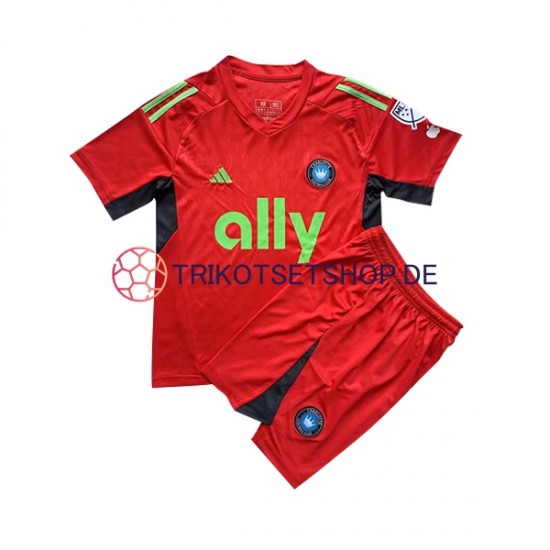 Charlotte FC 2023 Torwart Kinder Trikotset Ausweich Kurzarm