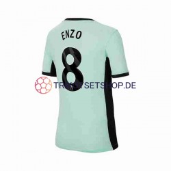 Chelsea Enzo Fernandez 8 2023-2024 Herren Trikot Ausweich Kurzarm