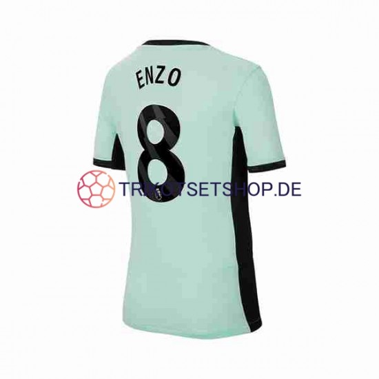 Chelsea Enzo Fernandez 8 2023-2024 Herren Trikot Ausweich Kurzarm