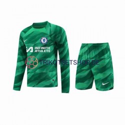 Chelsea 2023-2024 Torwart Kinder Trikotset Ausweich Langarm