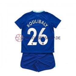 Chelsea Kalidou Koulibaly 26 2022-2023 Kinder Trikotset Heim Kurzarm