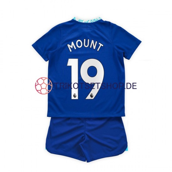 Chelsea Mason Mount 19 2022-2023 Kinder Trikotset Heim Kurzarm