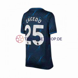 Chelsea Moises Caicedo 25 2023-2024 Herren Trikot Auswärts Kurzarm