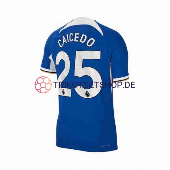 Chelsea Moises Caicedo 25 2023-2024 Herren Trikot Heim Kurzarm