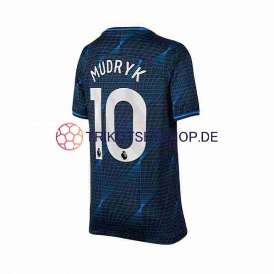 Chelsea Mykhaylo Mudryk 10 2023-2024 Herren Trikot Auswärts Kurzarm