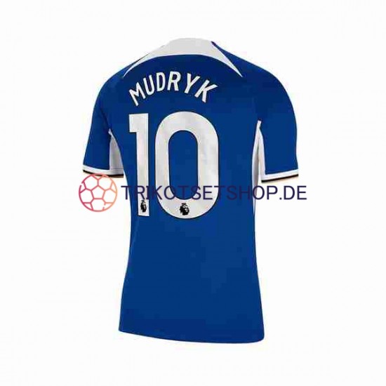 Chelsea Mykhaylo Mudryk 10 2023-2024 Herren Trikot Heim Kurzarm