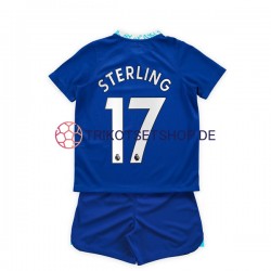 Chelsea Raheem Sterling 17 2022-2023 Kinder Trikotset Heim Kurzarm