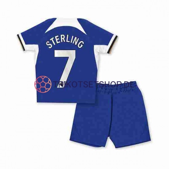 Chelsea Raheem Sterling 7 2023-2024 Kinder Trikotset Heim Kurzarm