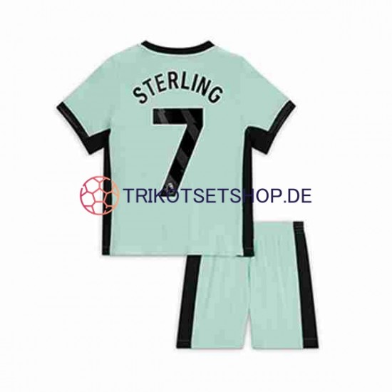 Chelsea Raheem Sterling 7 2023-2024 Kinder Trikotset Ausweich Kurzarm