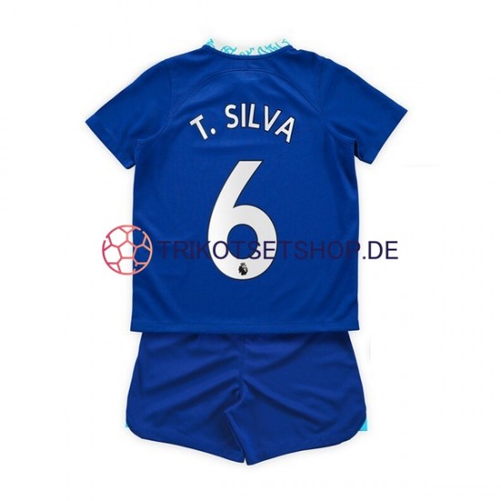 Chelsea T. Silva 6 2022-2023 Kinder Trikotset Heim Kurzarm