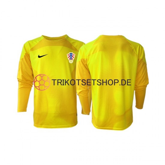 Kroatien World Cup 2022 Torwart Herren Trikot Heim Langarm