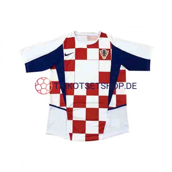 Kroatien 2002 Herren Trikot Heim Kurzarm