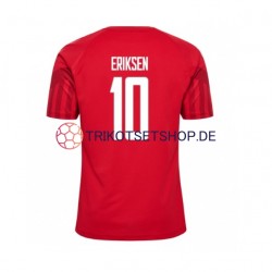 Dänemark Christian Eriksen 10 World Cup 2022 Herren Trikot Heim Kurzarm