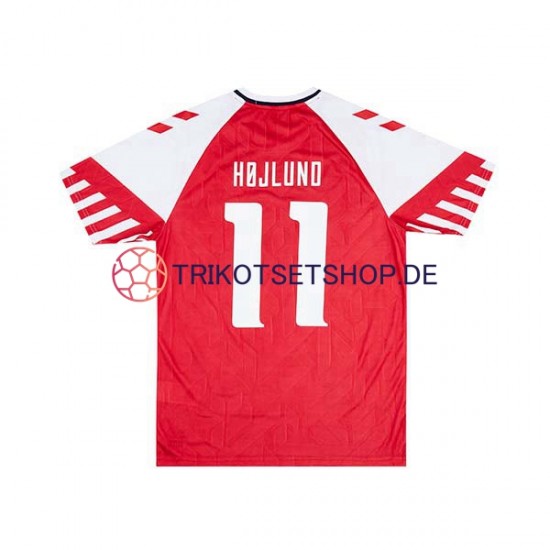 Dänemark Rasmus Hojlund 11 2023-2024 Herren Trikot Heim Kurzarm