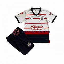 Deportivo Guadalajara 2023-2024 Kinder Trikotset Auswärts Kurzarm