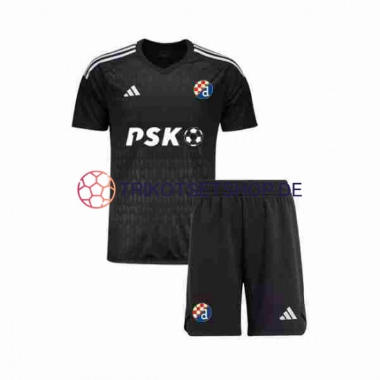 Dinamo Zagreb 2023-2024 Torwart Kinder Trikotset Auswärts Kurzarm