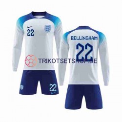 England Bellingham 22 World Cup 2022 Kinder Trikotset Heim Langarm